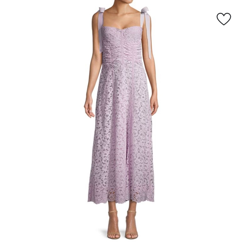 Jonathan Simkhai Tie Shoulder Lace Dress